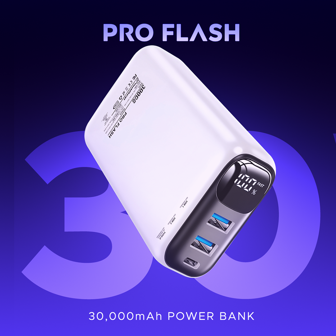 Pro Flash 30000mAh Powerbank