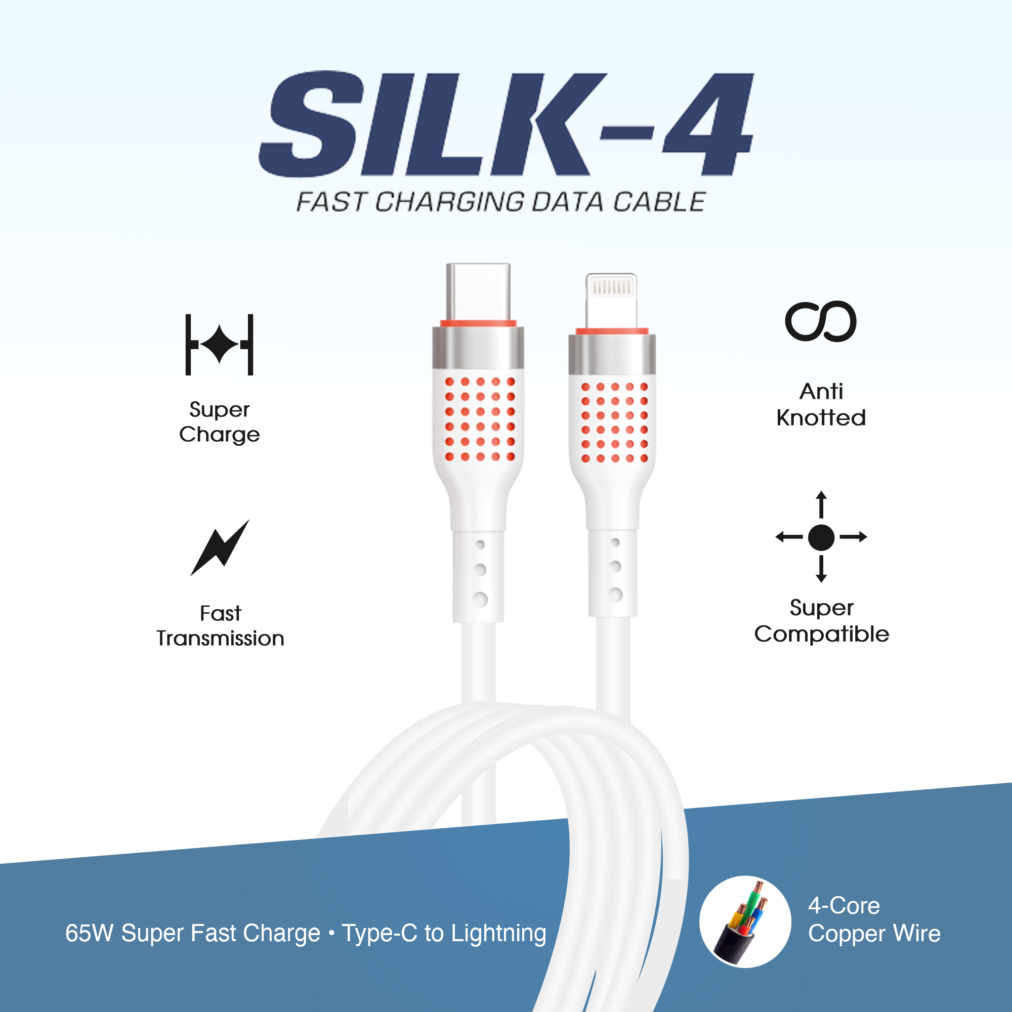 Silk-4 (Type C to Lightning)
