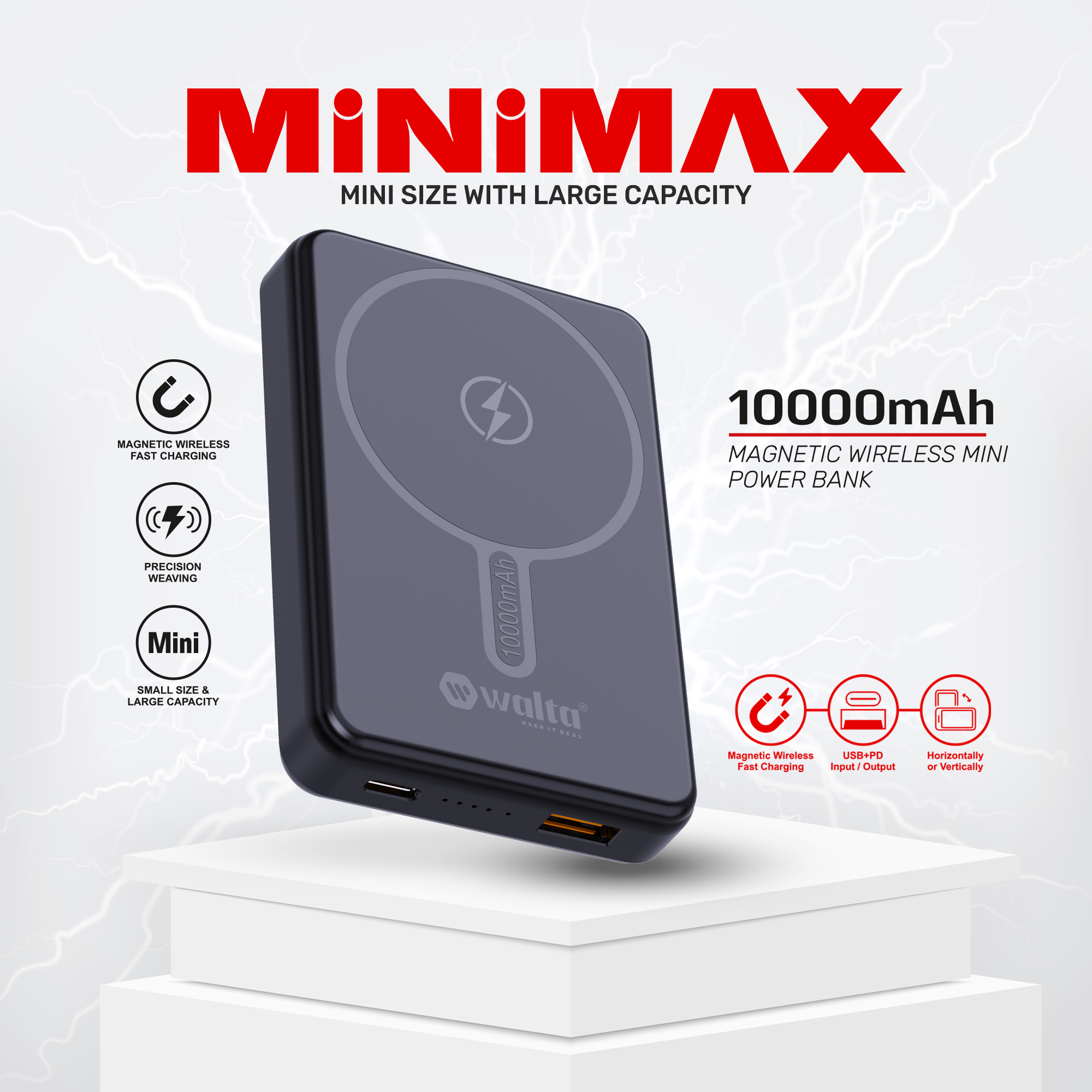 Minimax 10000mAh Megsafe Powerbank